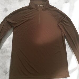 Black Unbranded 1/4 Zip Shirt